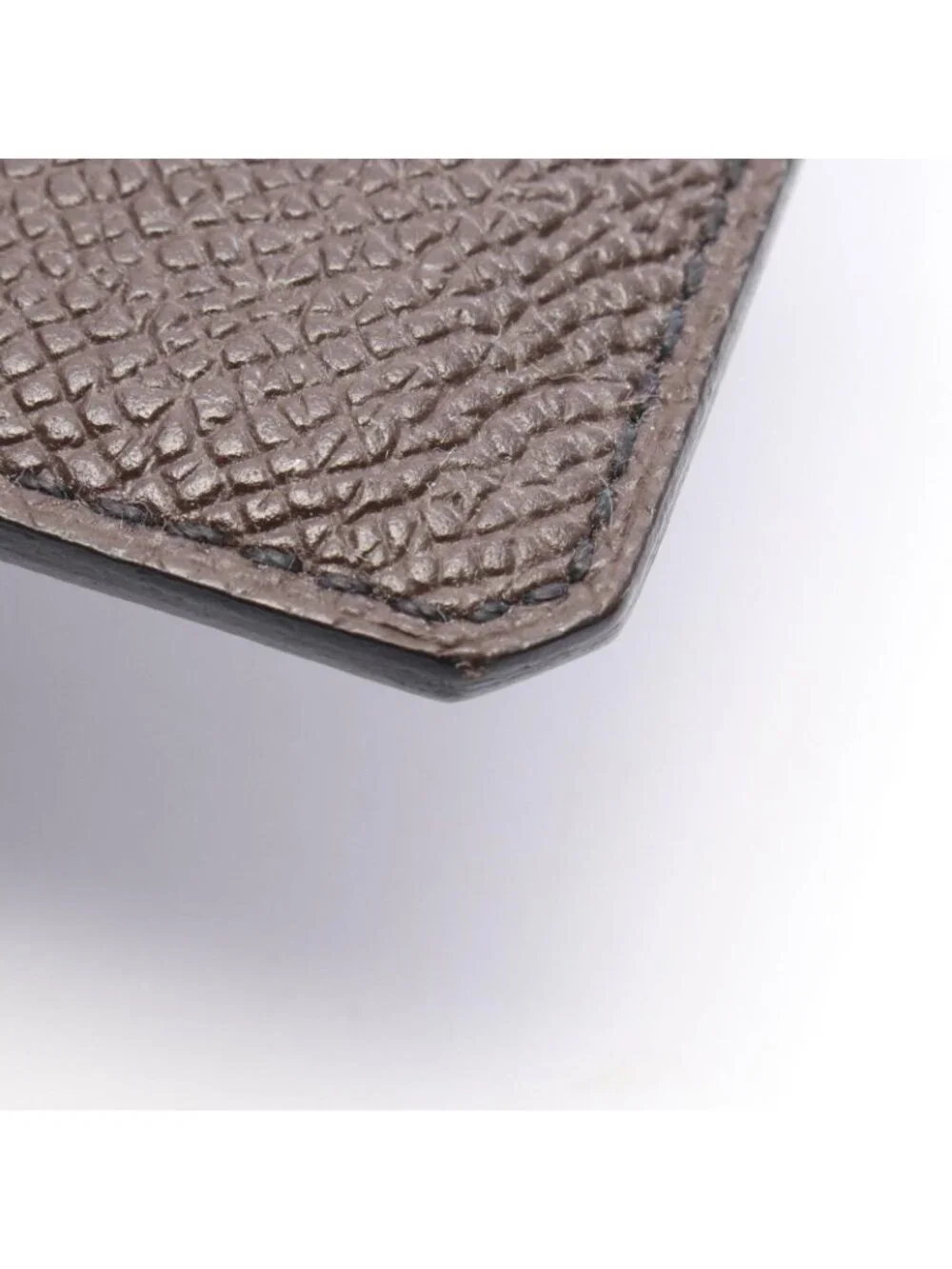 Hermes Card Case City Ebene Gold Black